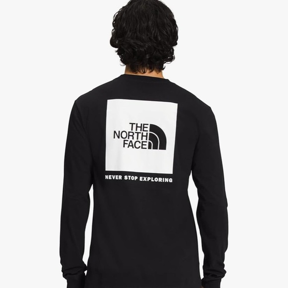 THE NORTH FACE mens Long Sleeve Box Nse Tee like new - Picture 1 of 7